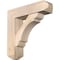 Ekena Millwork Olympic Craftsman Smooth Bracket w/ Offset Brace, Douglas Fir, 7 1/2"W x 28"D x 28"H BKT0806X28X28OLY04SDF - alternate 1